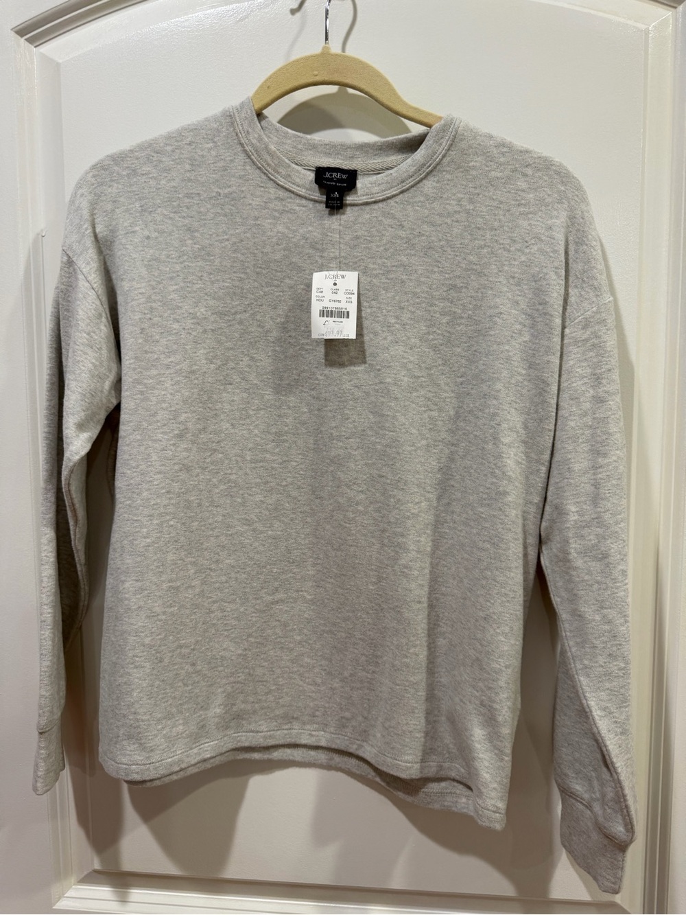 J. Crew Cloud Spun Women’s Heather Gray Crewneck Sweatshirt